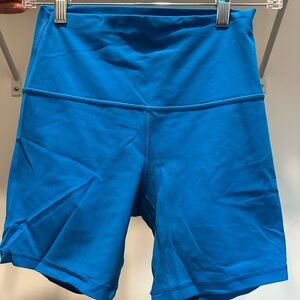 Lululemon Athletica Blue Bike Shorts